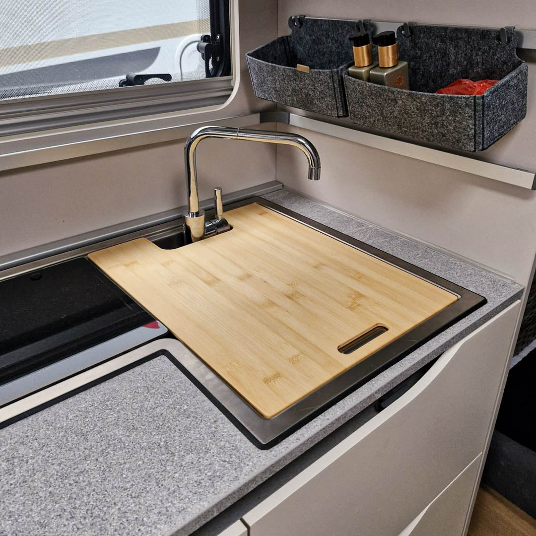 Cutting board with sink cover for Adria Compact and numerous Adria caravans up to model year 2023