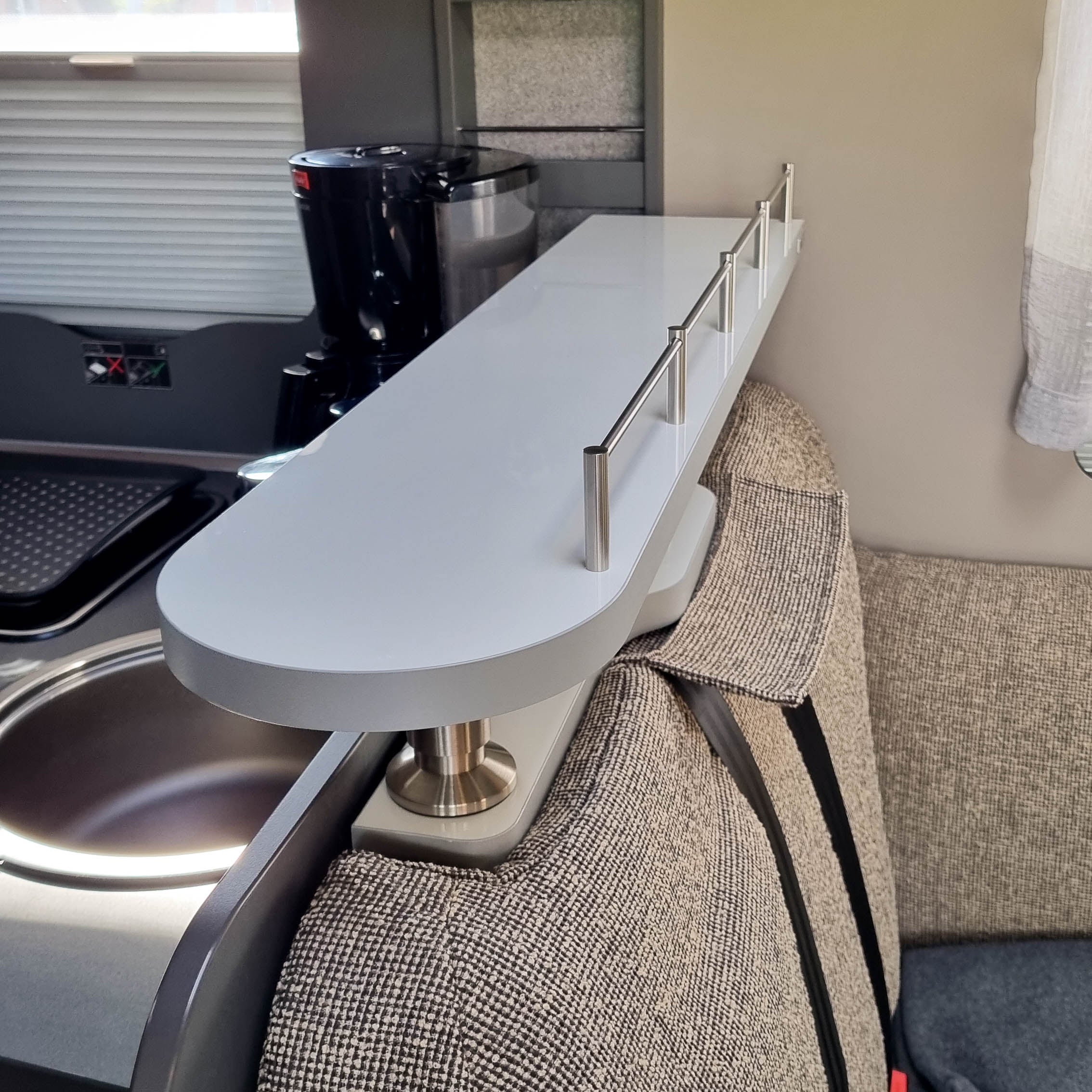 2-piece storage board for Dethleffs Just 90 models from 2021