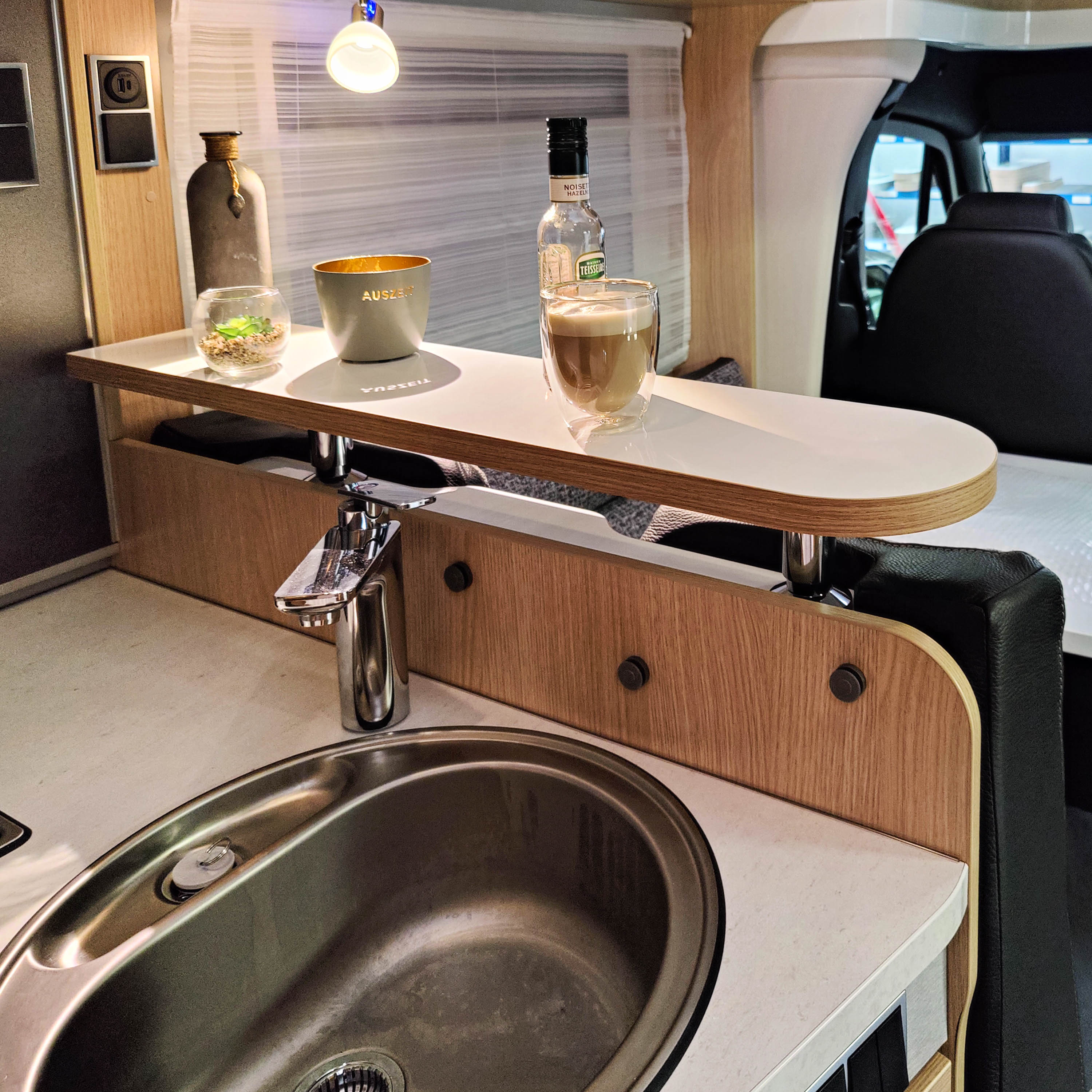 2-part storage board for Hymer models