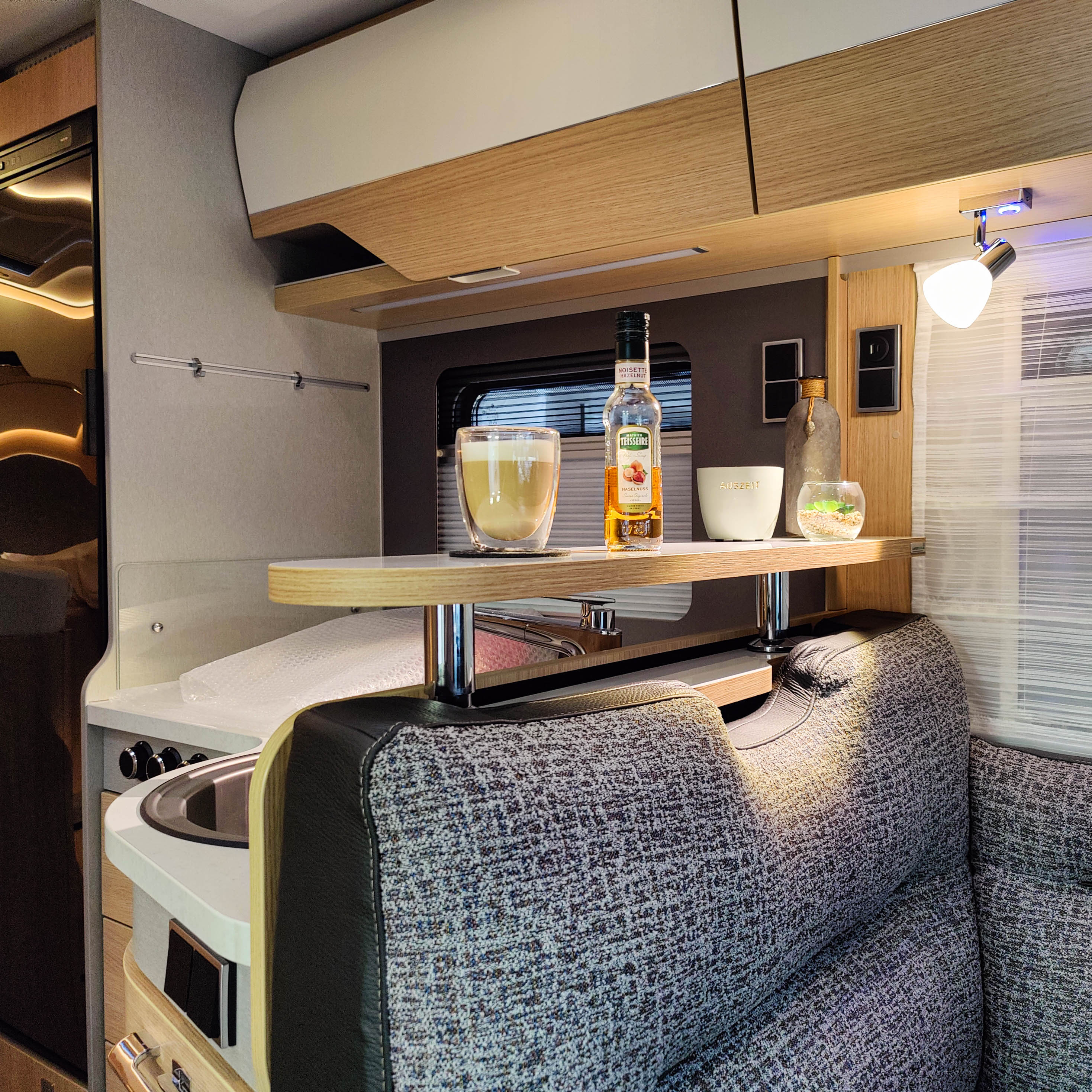 2-part storage board for Hymer models