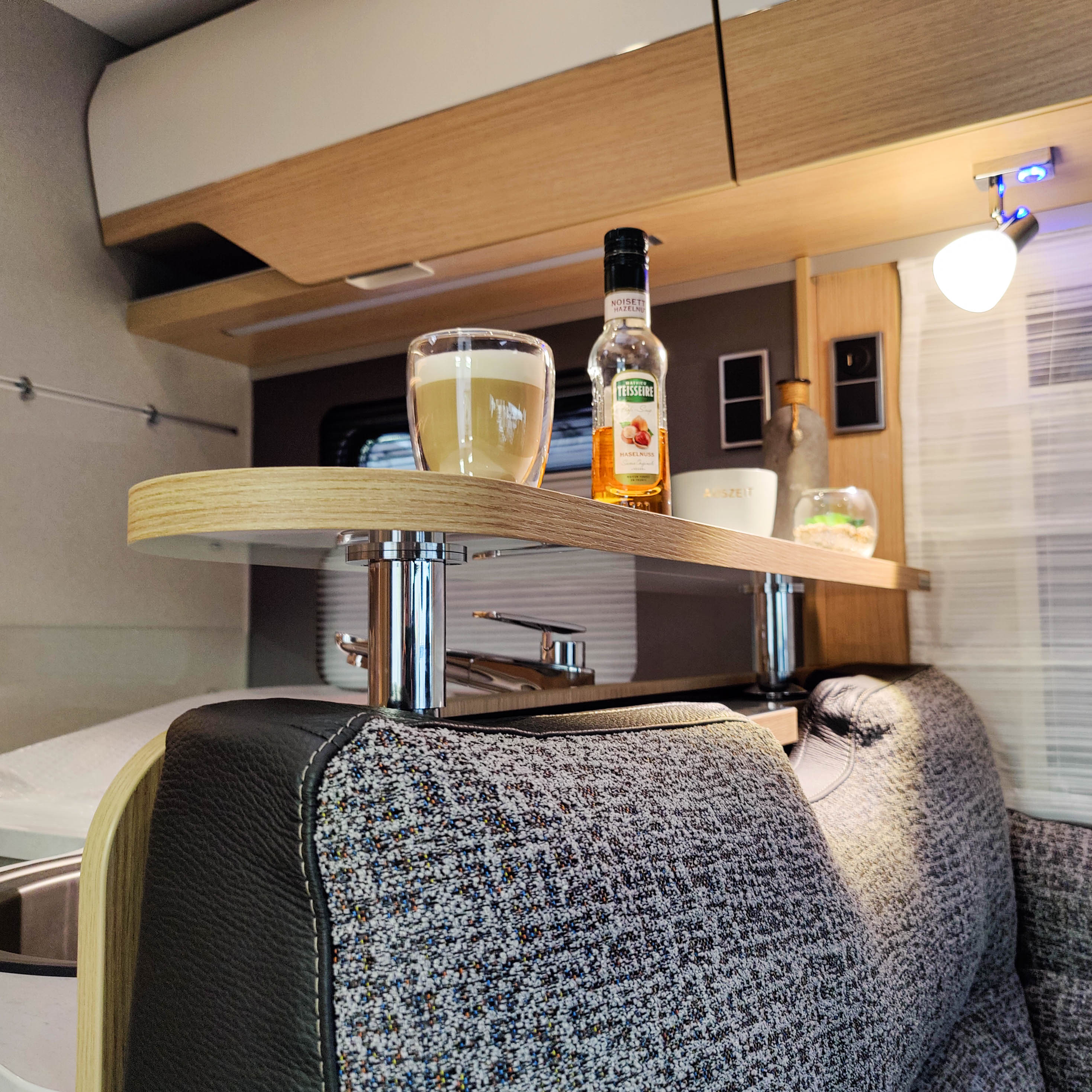 2-part storage board for Hymer models