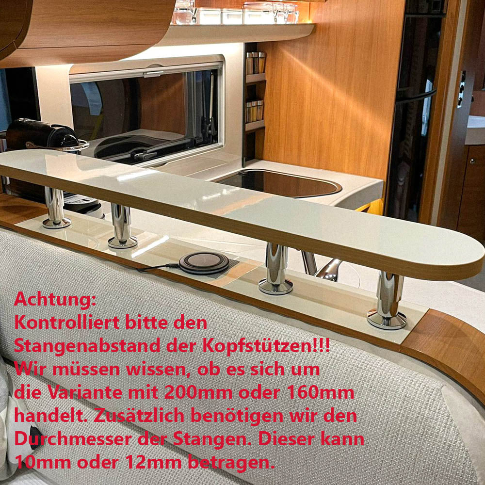 Storage shelf for Concorde models with round seating group