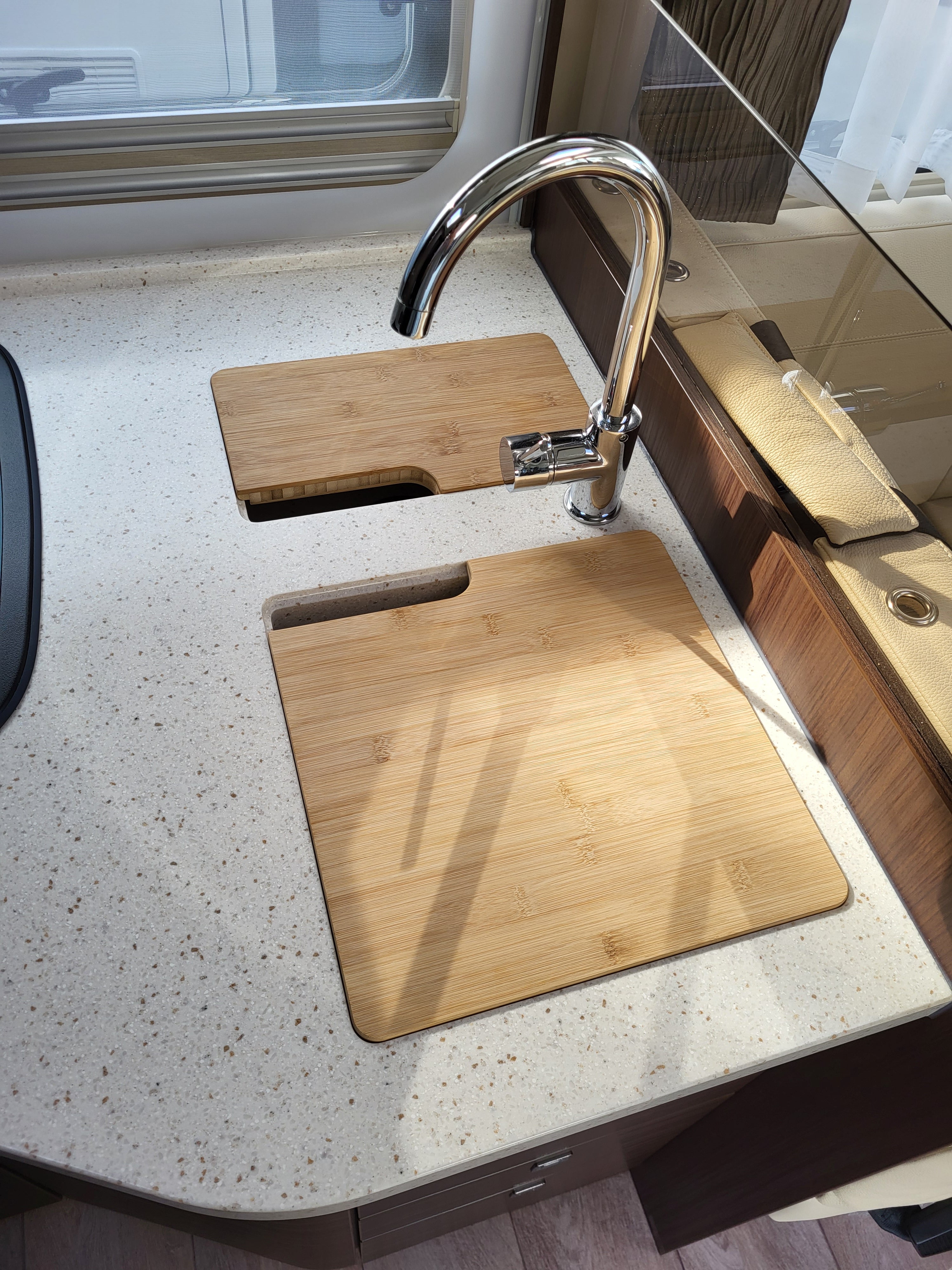 Duo chopping board with sink cover for Morelo models