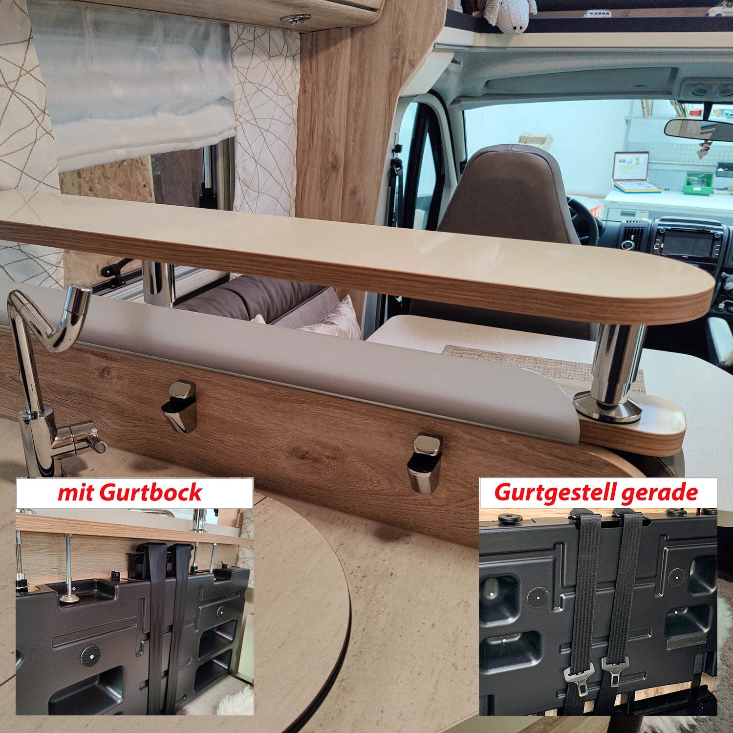 2-piece storage board for Euramobil models