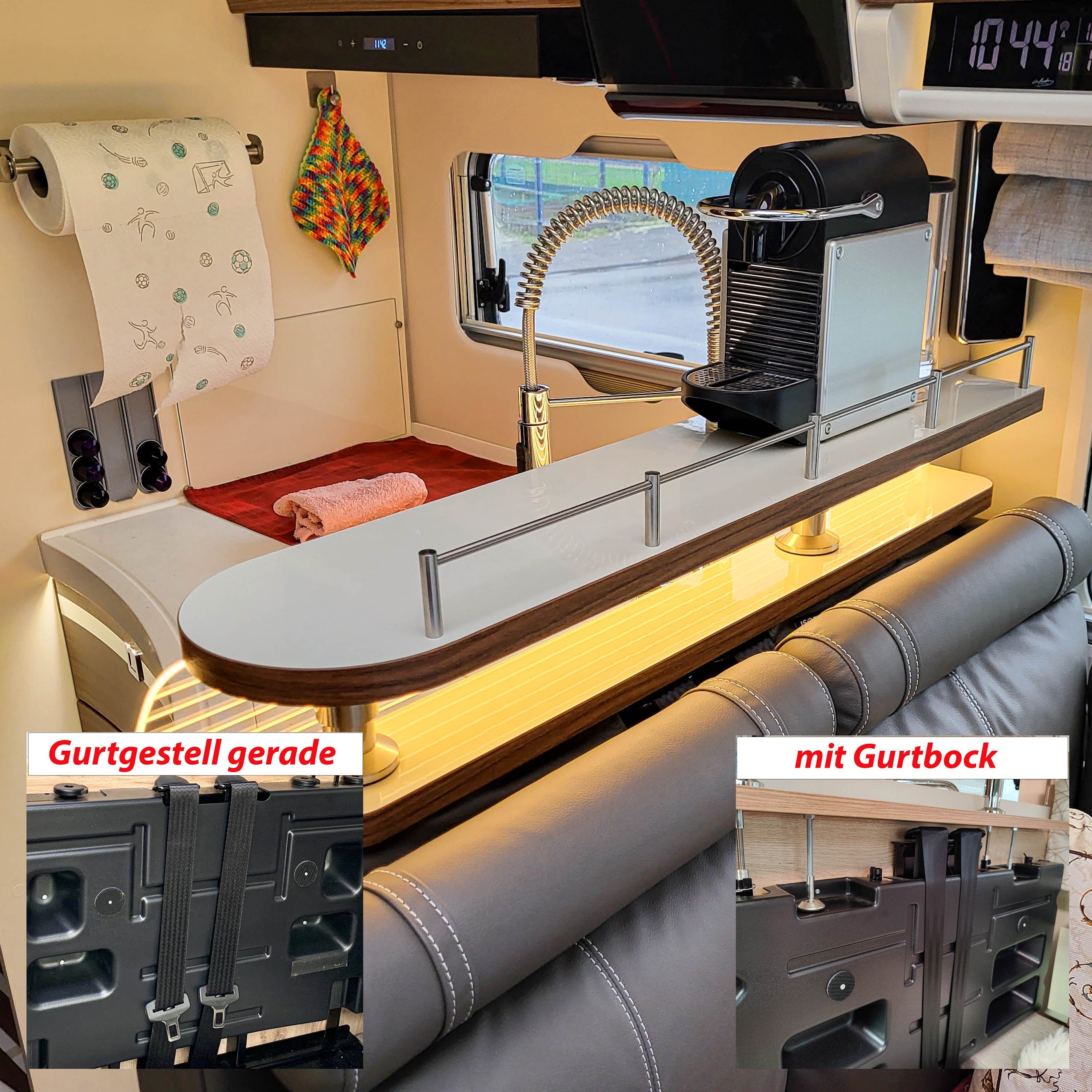 2-piece storage board for Euramobil models