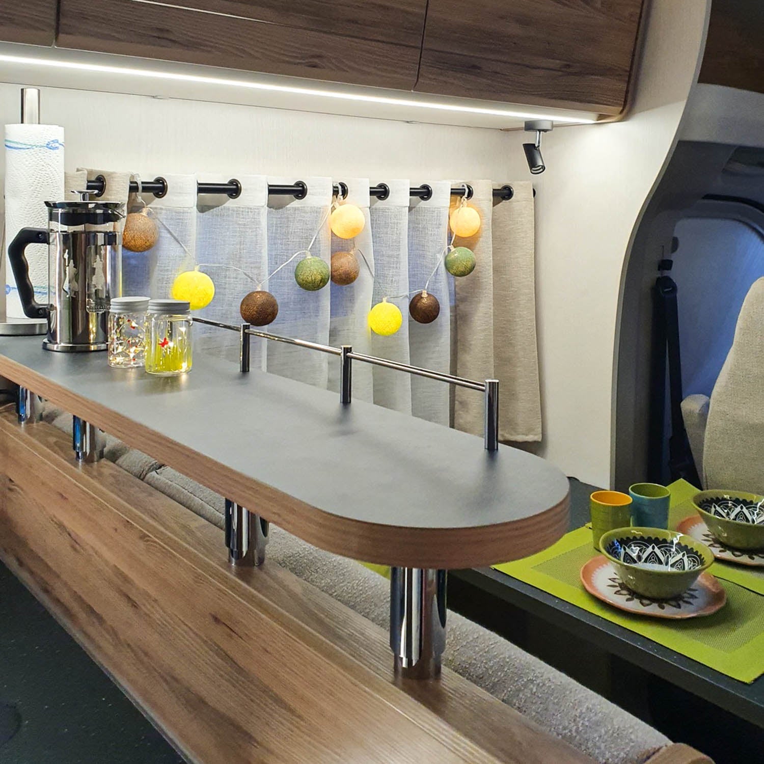 Storage board for Pilote models with L-shaped seating group