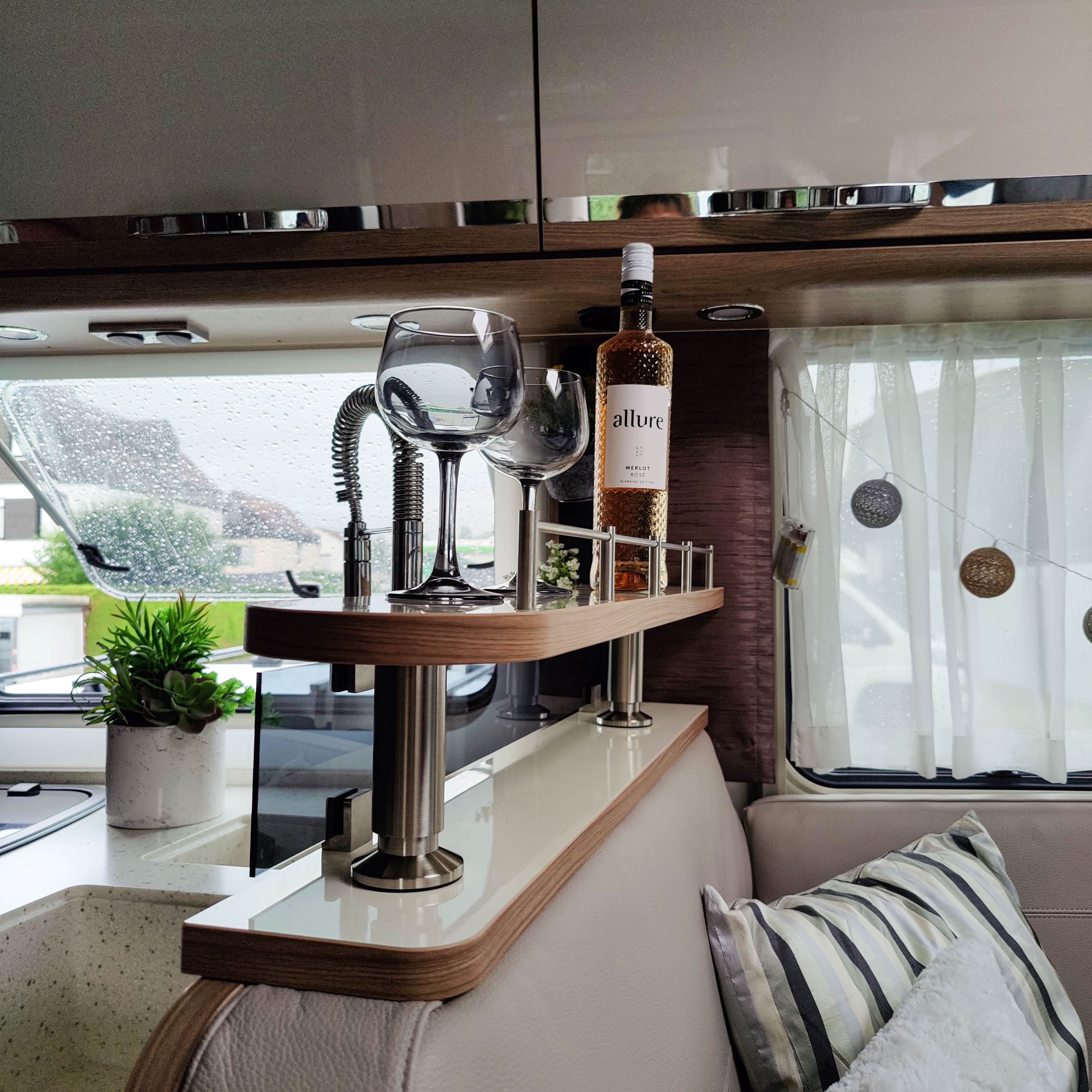 2-piece storage shelf for Morelo with glass panel up to model year 2022