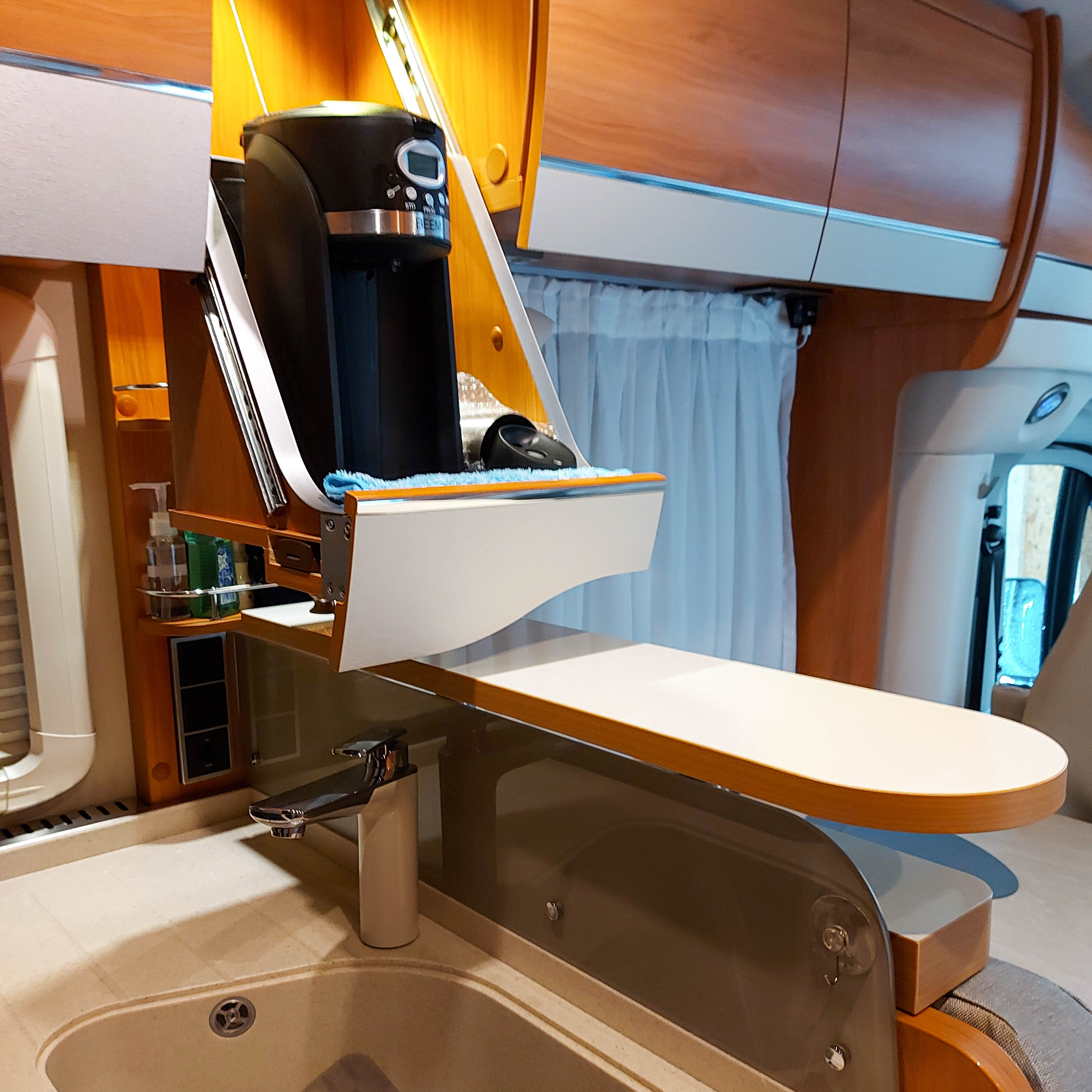 2-piece storage board for Hymer SL and GL models