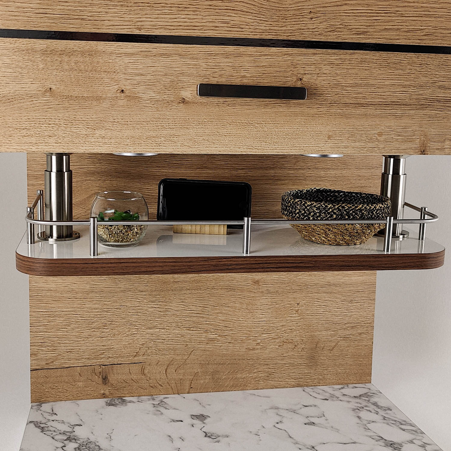 #color_high-gloss white with edge in Madison Walnut