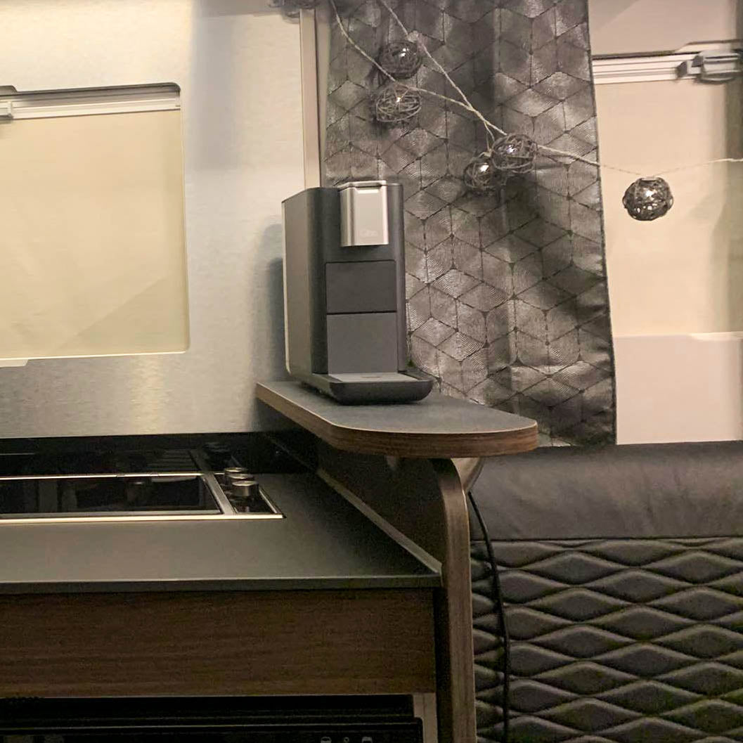 Storage shelf Adria Terrazzo Nero with WC