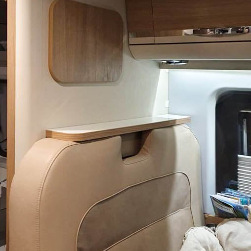 Storage shelf for Adria Twin panel van up to 2018