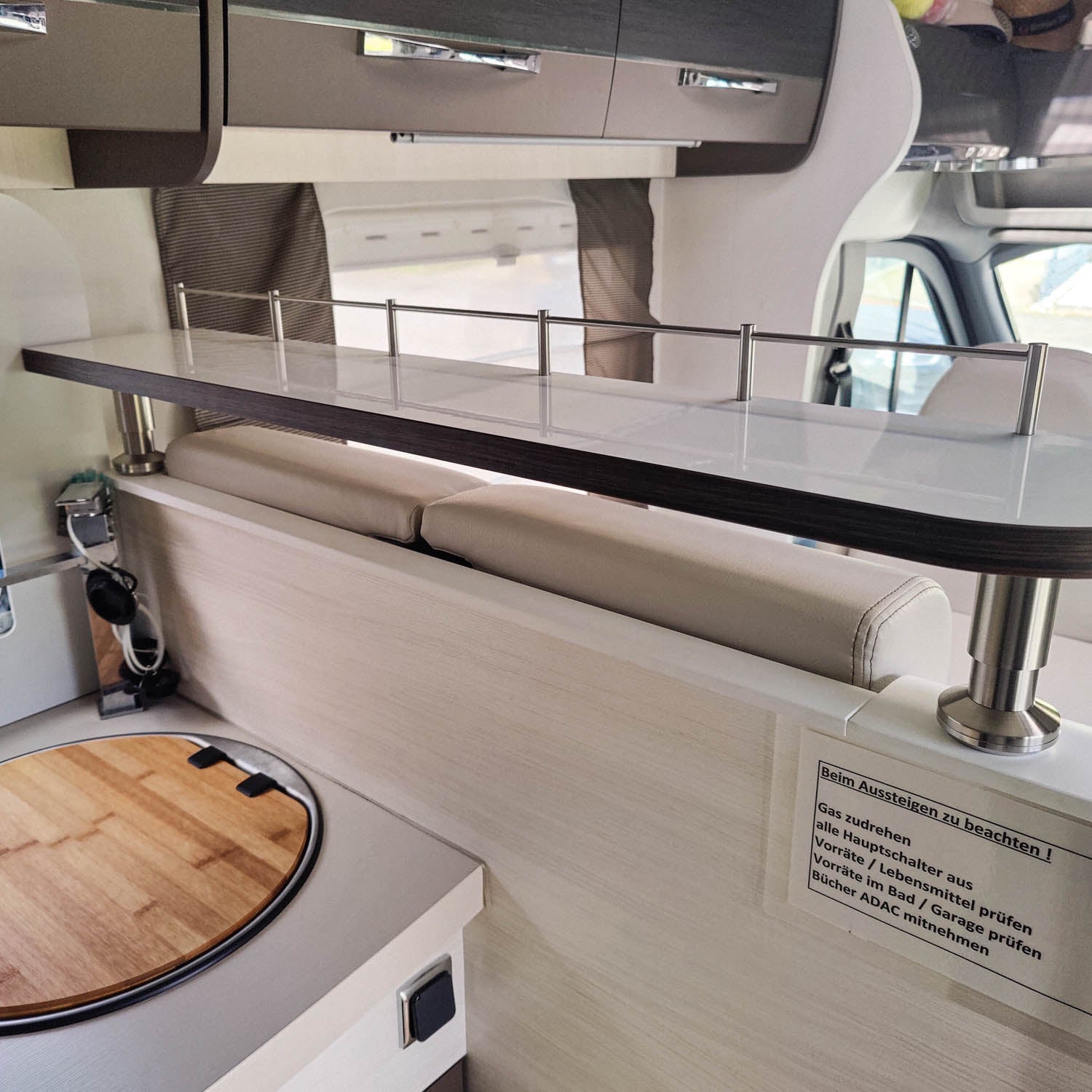 Storage board for Chausson models