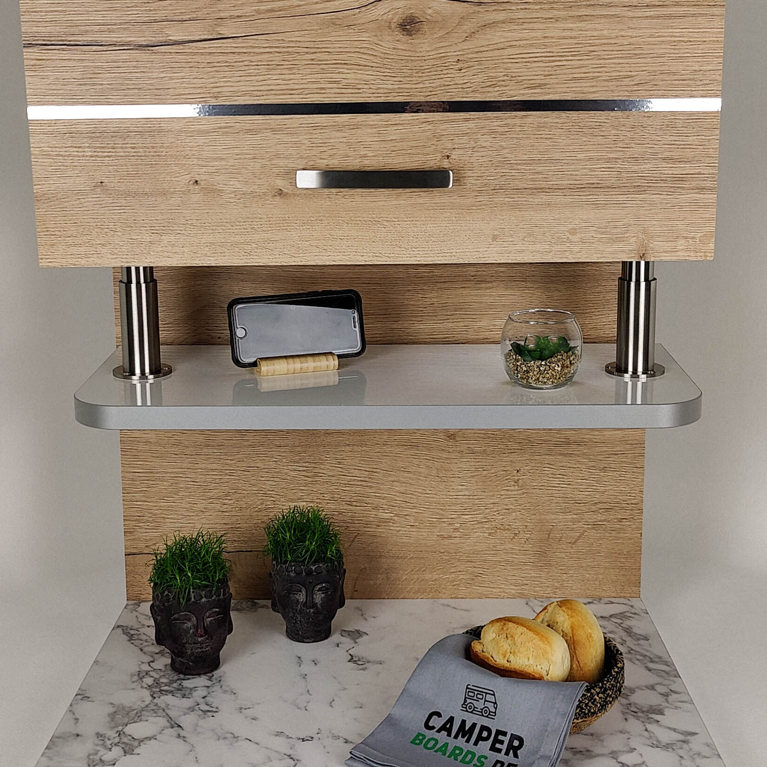 #color_high-gloss white with edge in grey/anthracite