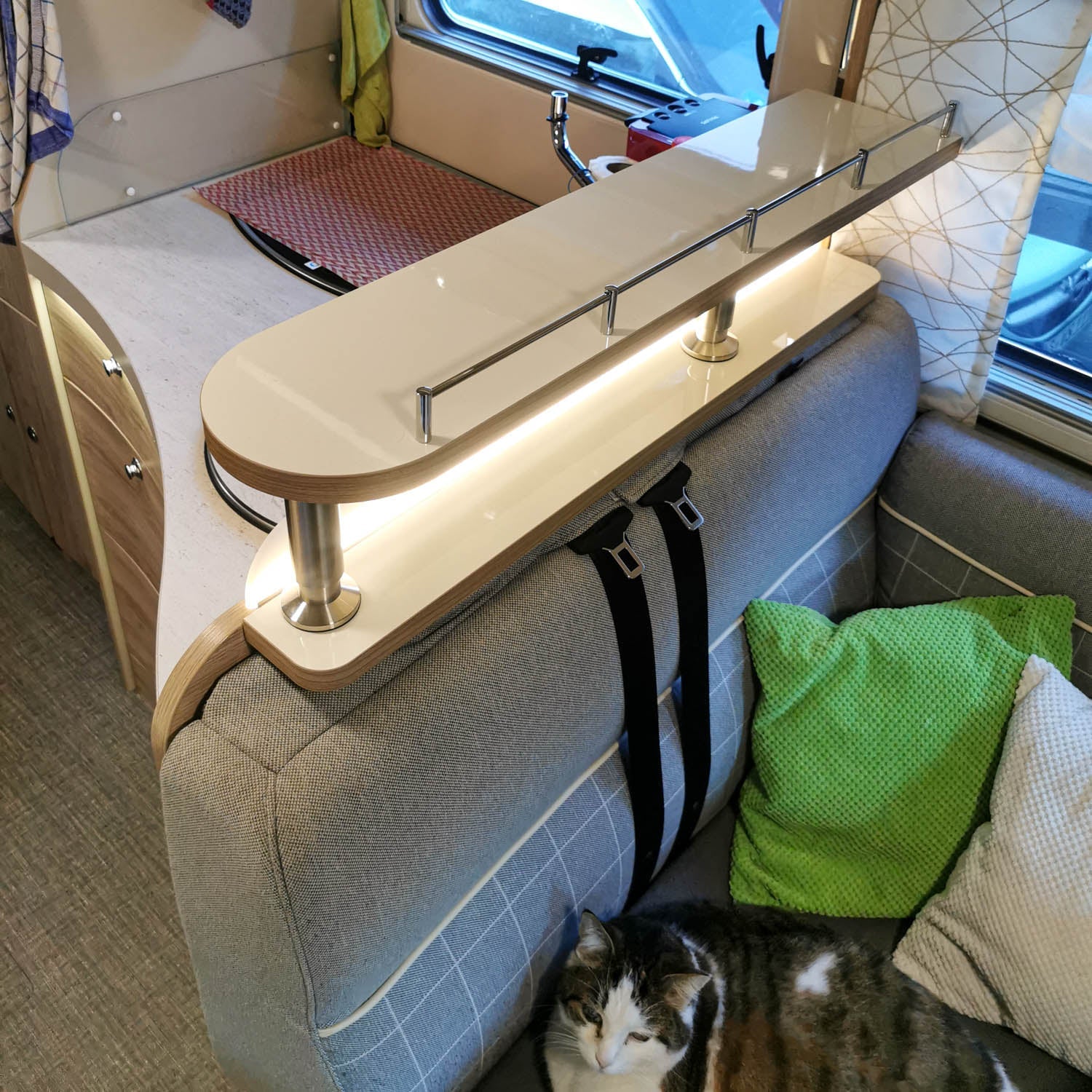 2-piece storage board for Euramobil models