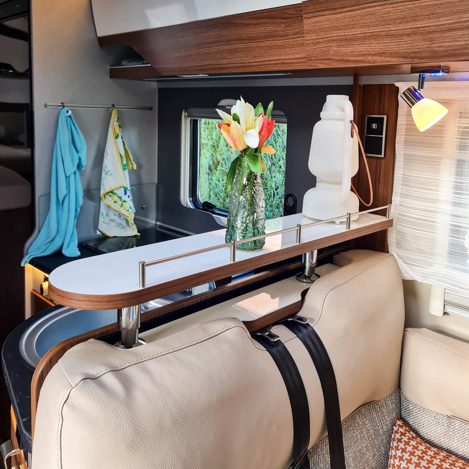 2-part storage board for Hymer models