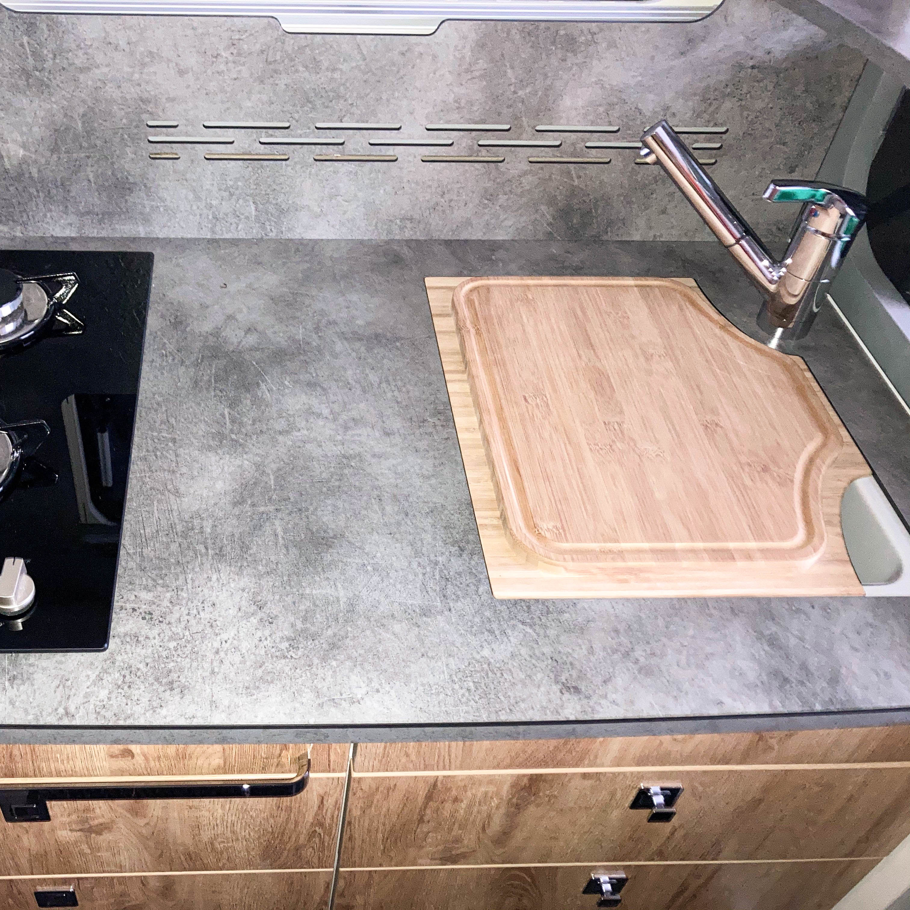 Cutting board with sink cover for Frankia models