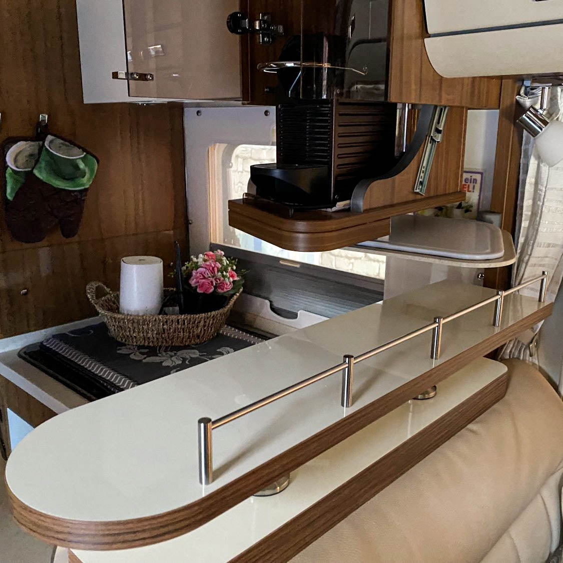 2-piece storage board for Hymer SL and GL models