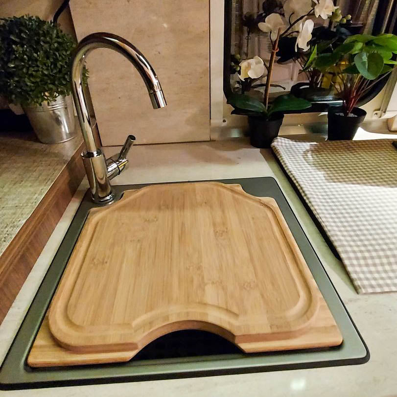 Cutting board with sink cover for Sunliving models