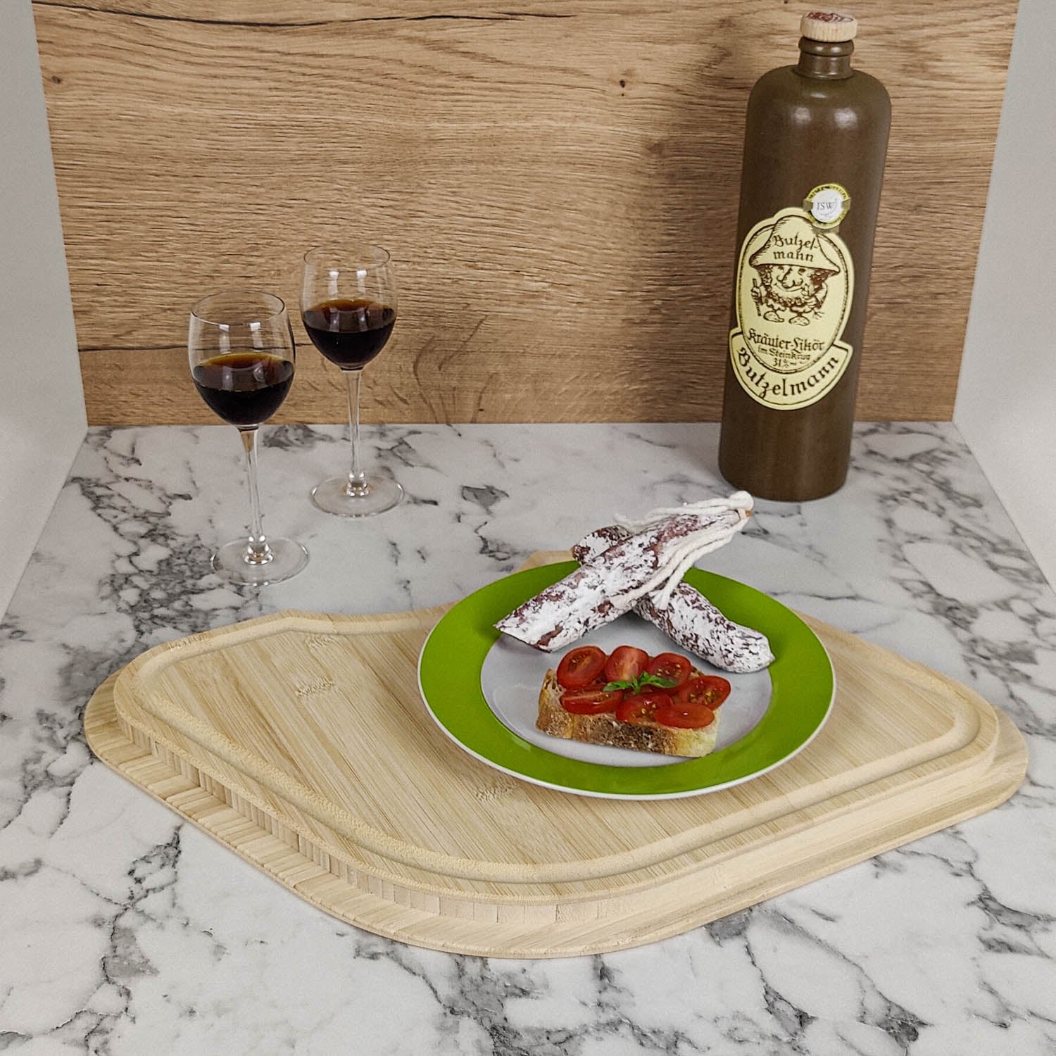 Cutting board with sink cover for Hymer models without round sink