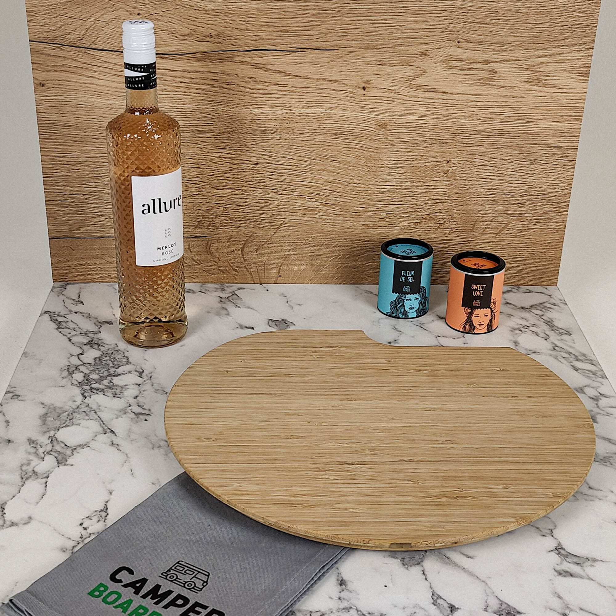 Cutting board with sink cover for Kabe models