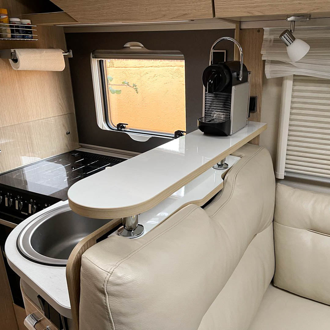 2-part storage board for Hymer models