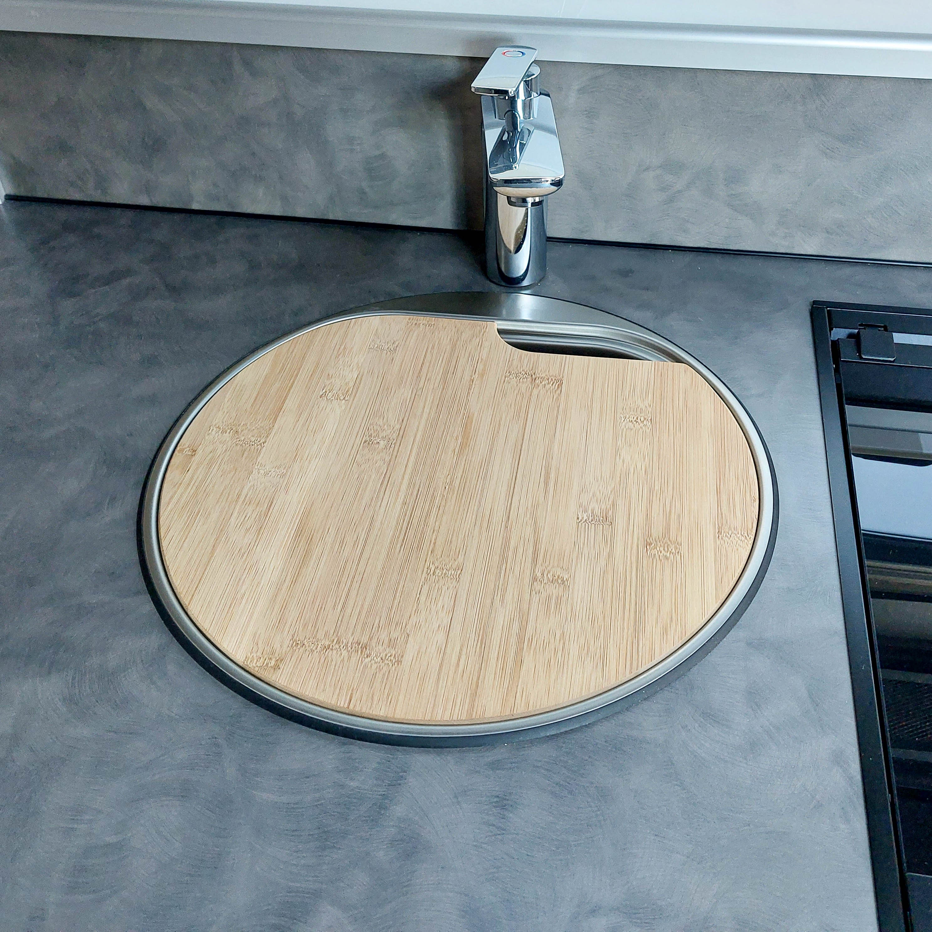 Cutting board with sink cover for Kabe models