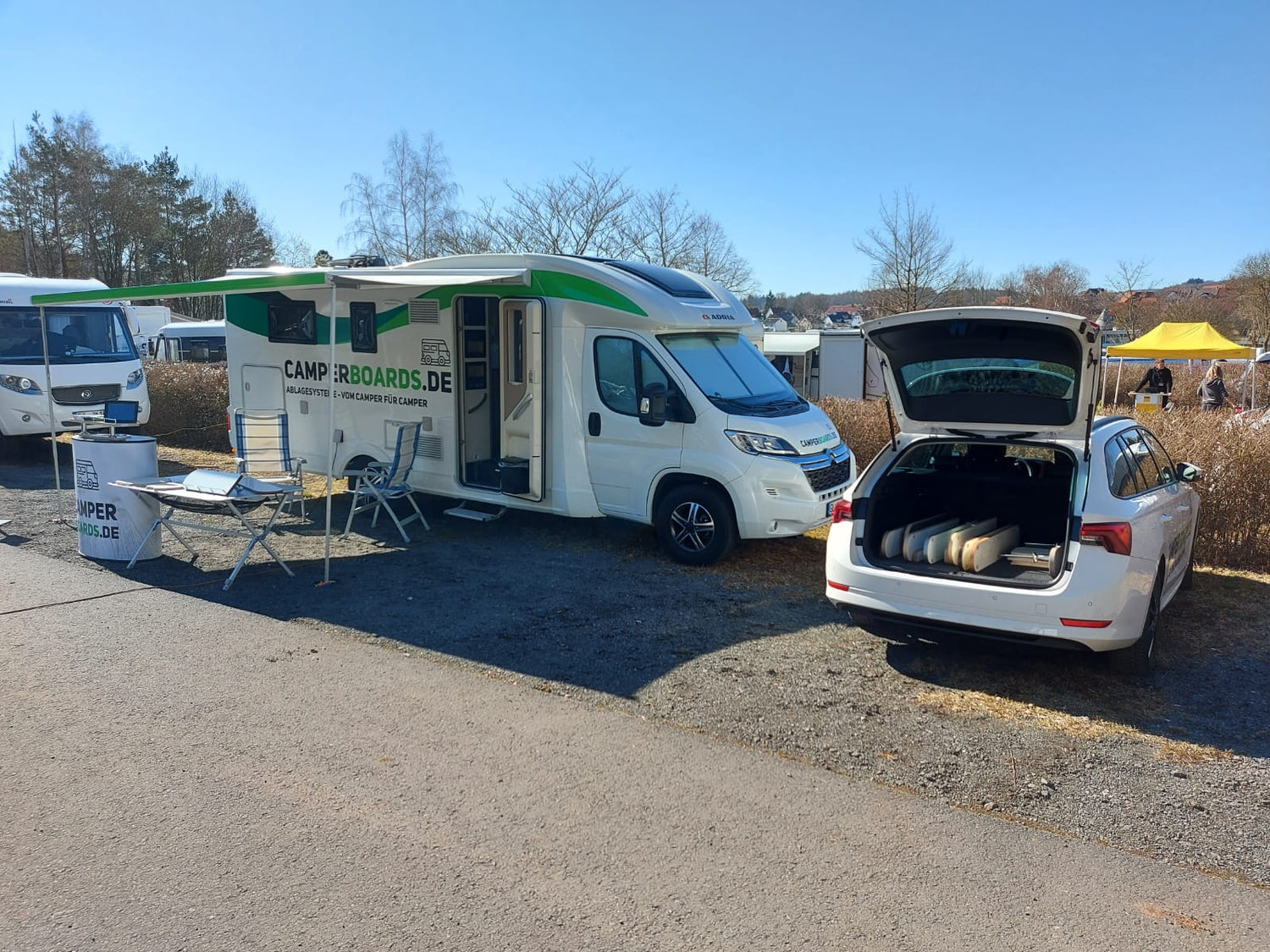 The community meets in Klüsserath: Camperboards is there