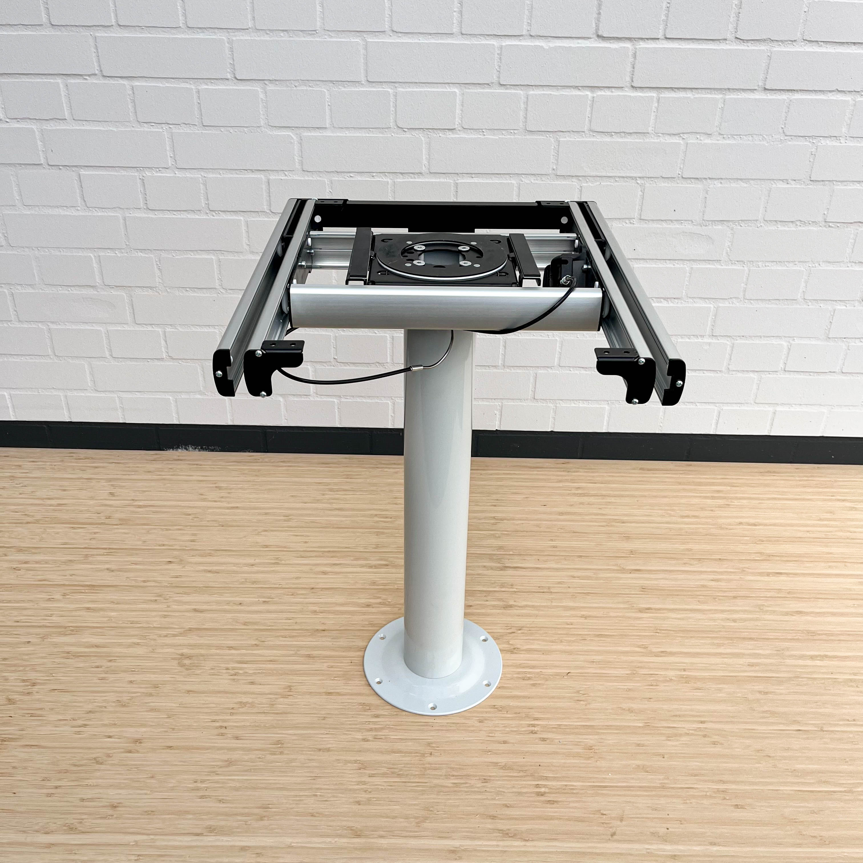 Nuova Mapa table frame including rigid base for folding and classic table tops