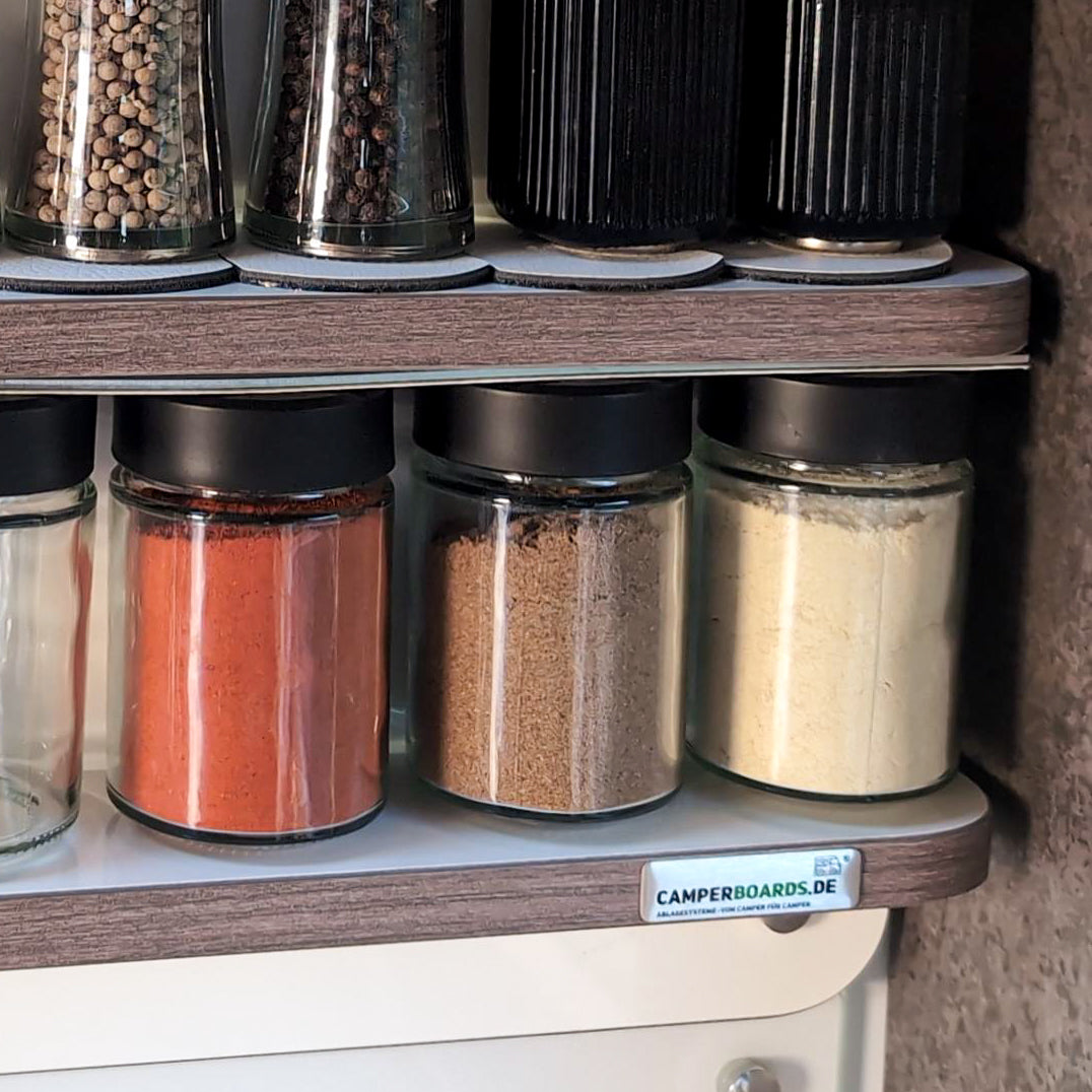 Motorhome shelf instead of capsule holder for Bürstner