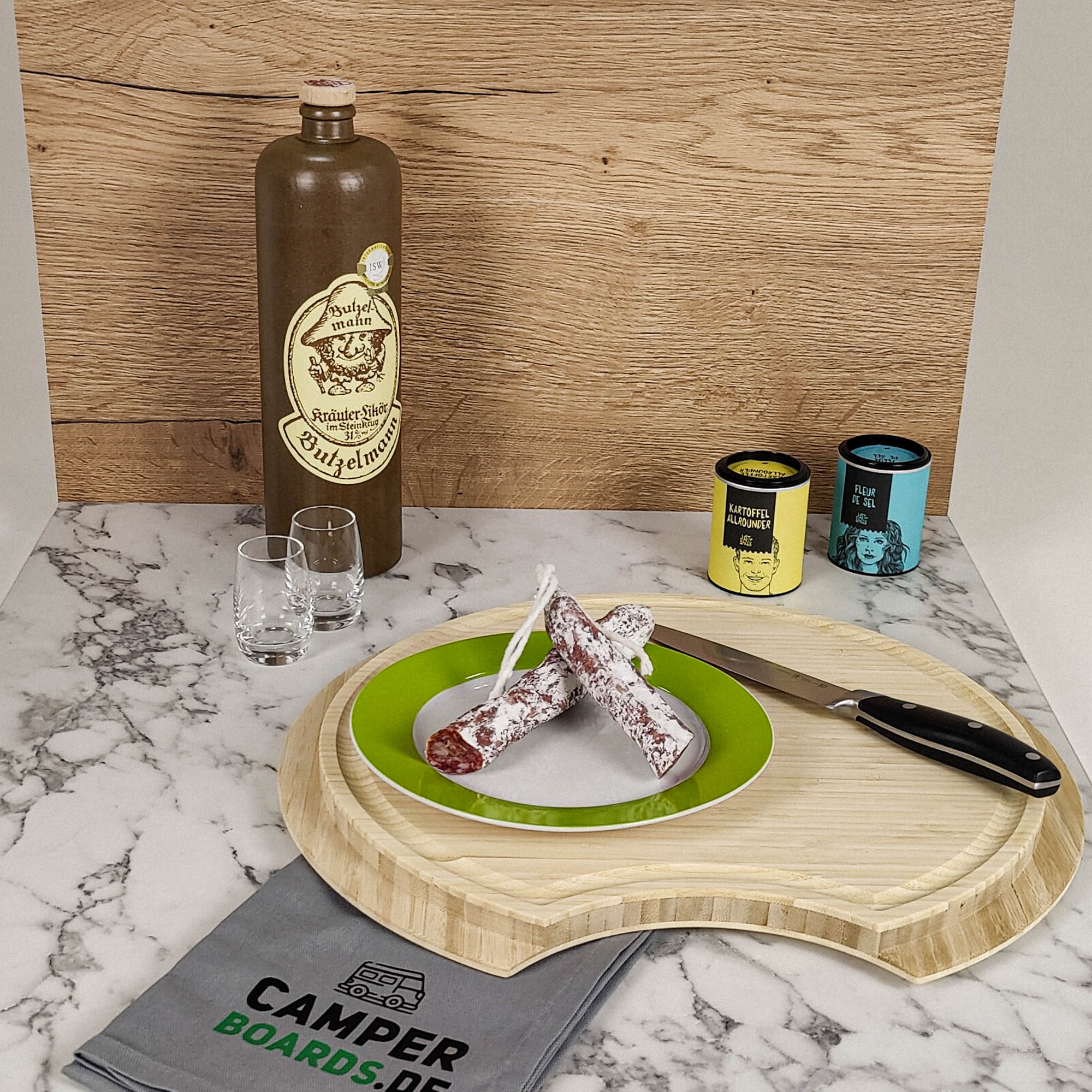 Cutting board with sink cover for Giottiline models