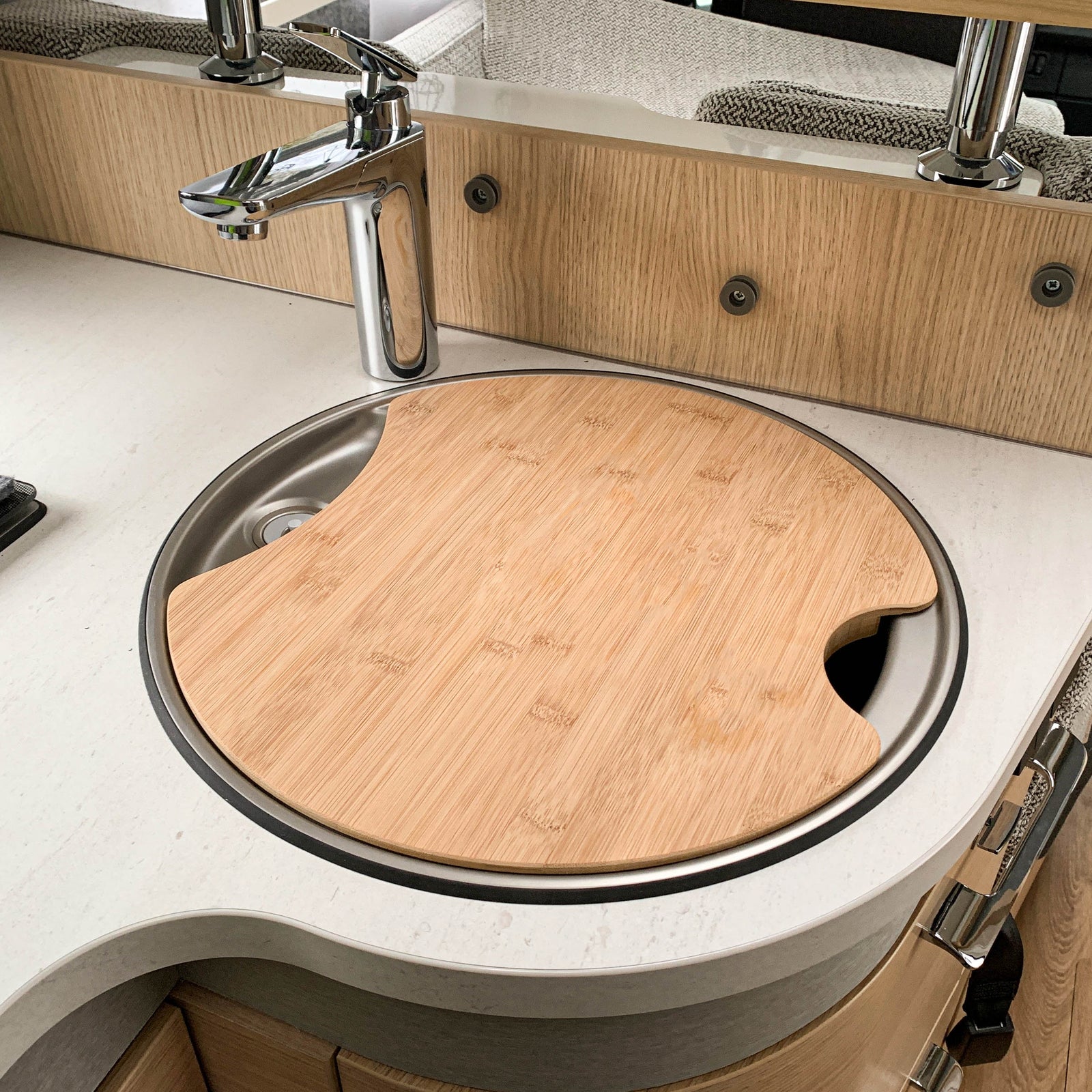 Cutting Board With Sink Cover For Hymer Models